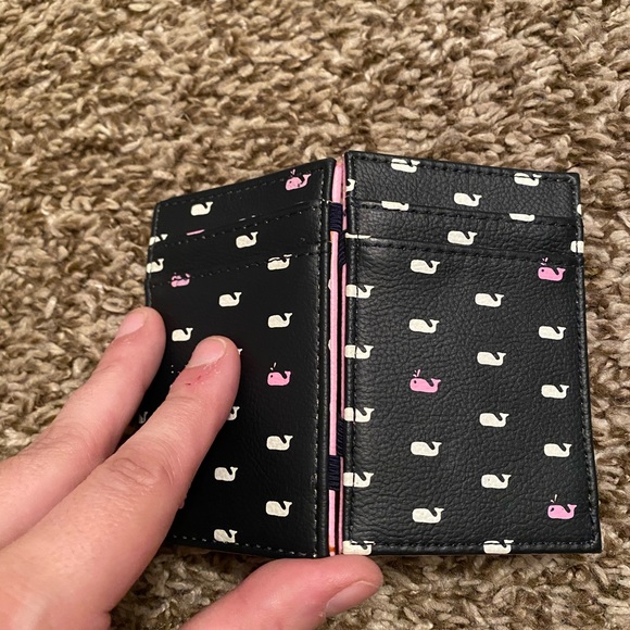 Whale Print 4 Sided Flip Wallet - Picture 3 of 3